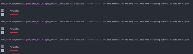 tsconfig target 이슈로 인한 타입 에러