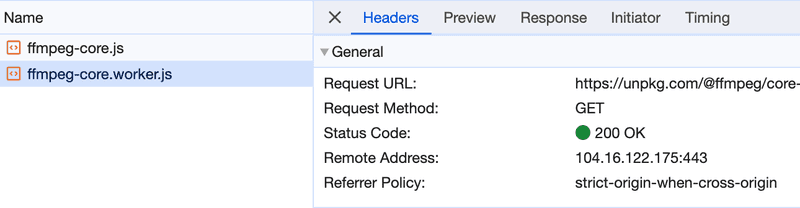 ffmpeg 모듈 다운로드 요청