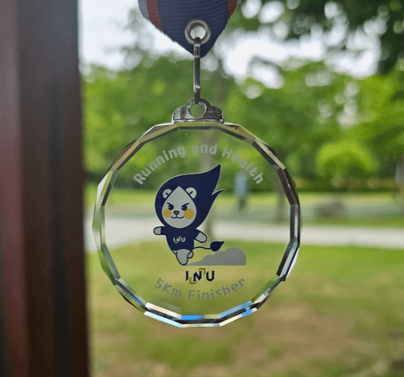 5km 완주 메달